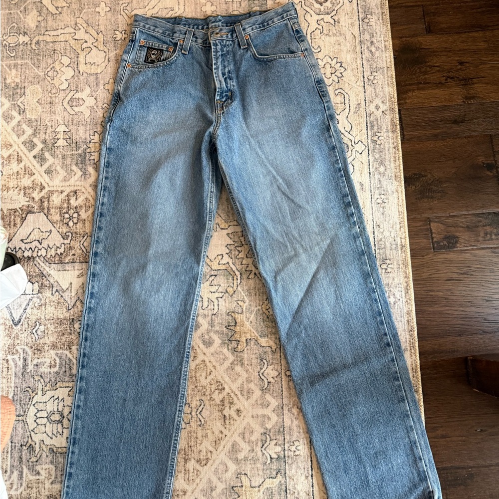 Cinch Light Blue Bootcut Jeans